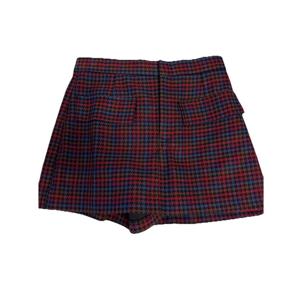 Zara Plade Split Skirt Skort small - Picture 6 of 6